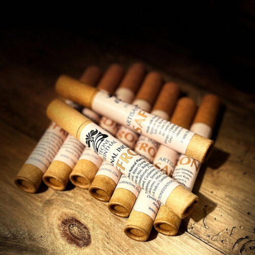 Saffron incense tubes