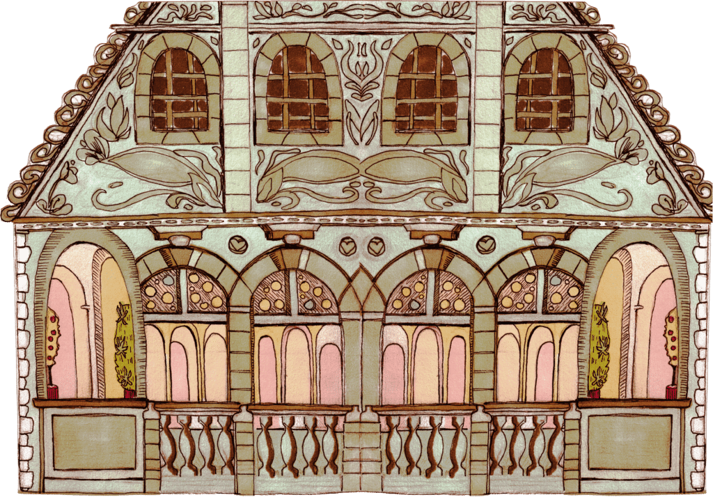 bohemian castle whole front PR:23